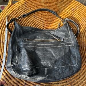 Liebeskind Chic Black Leather Hobo Bag